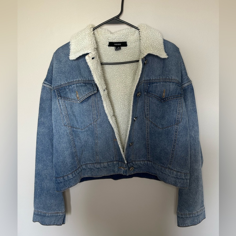 Sherpa Jean Jacket